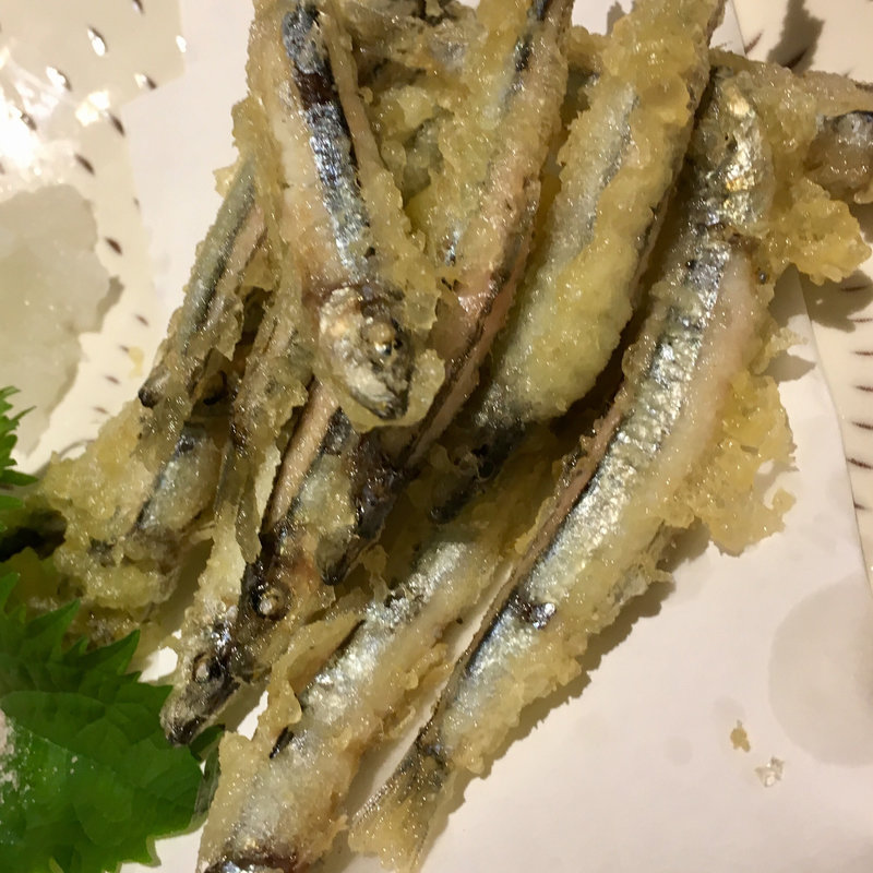 稚アユの天プラ(六ヶ城)