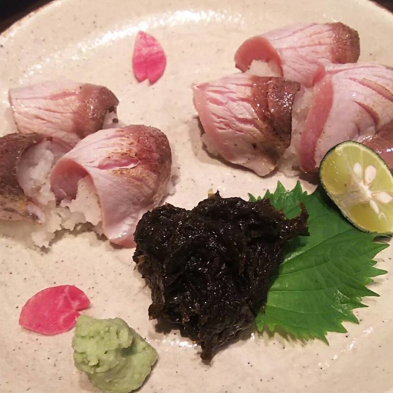 ブリ炙り(俺の割烹 銀座本店)