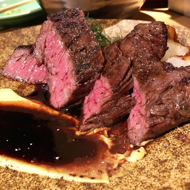 ハラミ(炭火とワイン 京都駅前店)