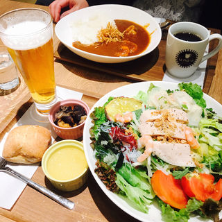 千葉県パワーサラダセット(ウナウ カフェ アンド キッチン)