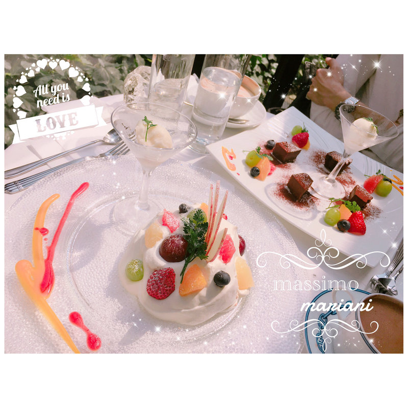 ケーキセット(massimo mariani)