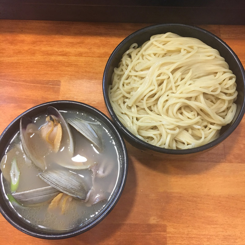 ホンビノス貝塩つけ麺(ラーメン哲史)