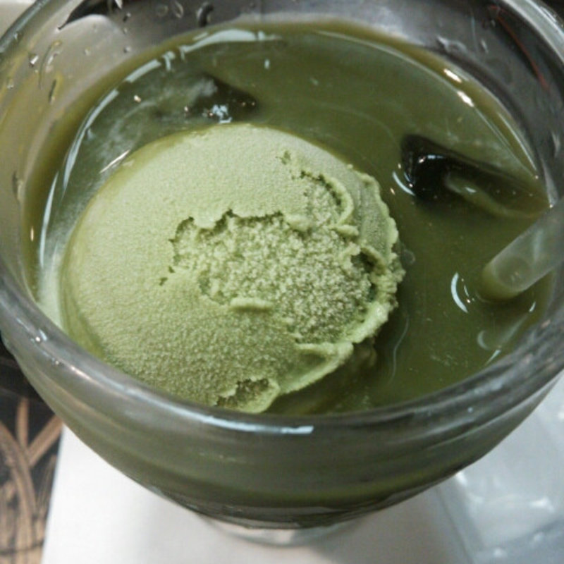 冷やし抹茶(銀座 若松 （ぎんざわかまつ）)