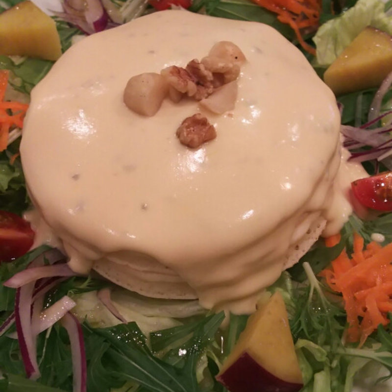 四種類のチーズフォンデュパンケーキ(パンケーキママカフェ VoiVoi （ヴォイヴォイ）)