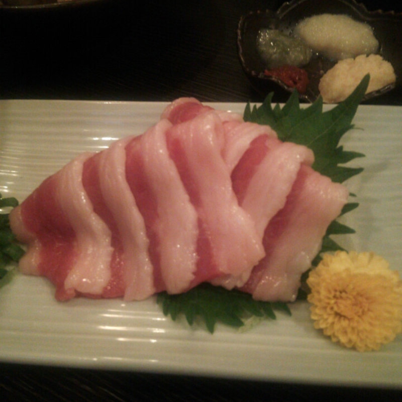 馬肉バラ刺し(はあと)