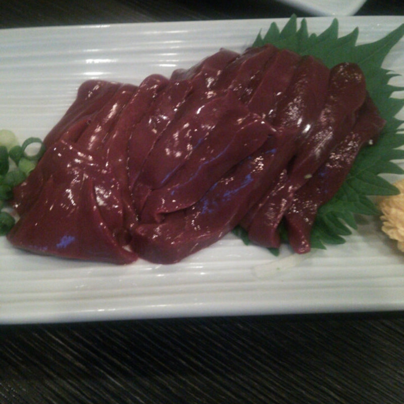 馬レバ刺し(はあと)