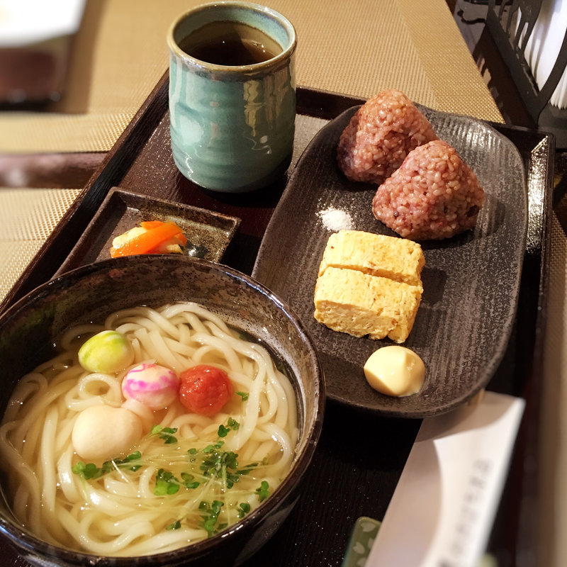 かきはちうどんセット(かきはち 本店)