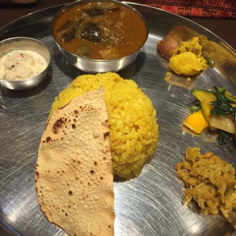 ワンプレート（茄子カレー）(南國堂 )