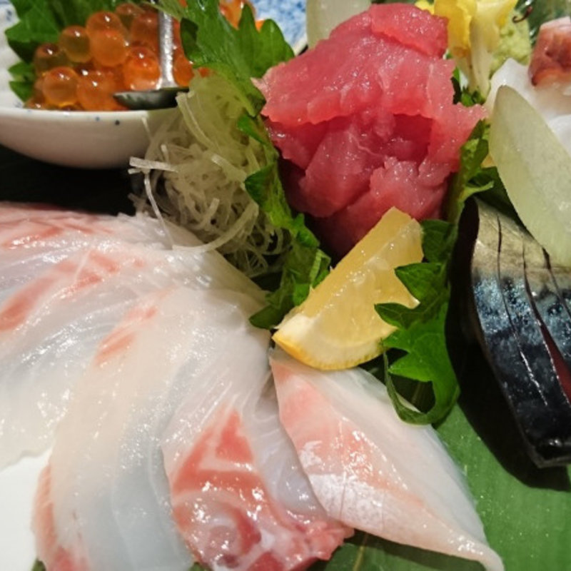 お造り盛り合わせ(玉乃光酒蔵 梅田店)