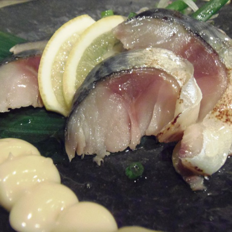 うまい！サバの生ハム(炭焼きBAR 心 梅田東通り店)