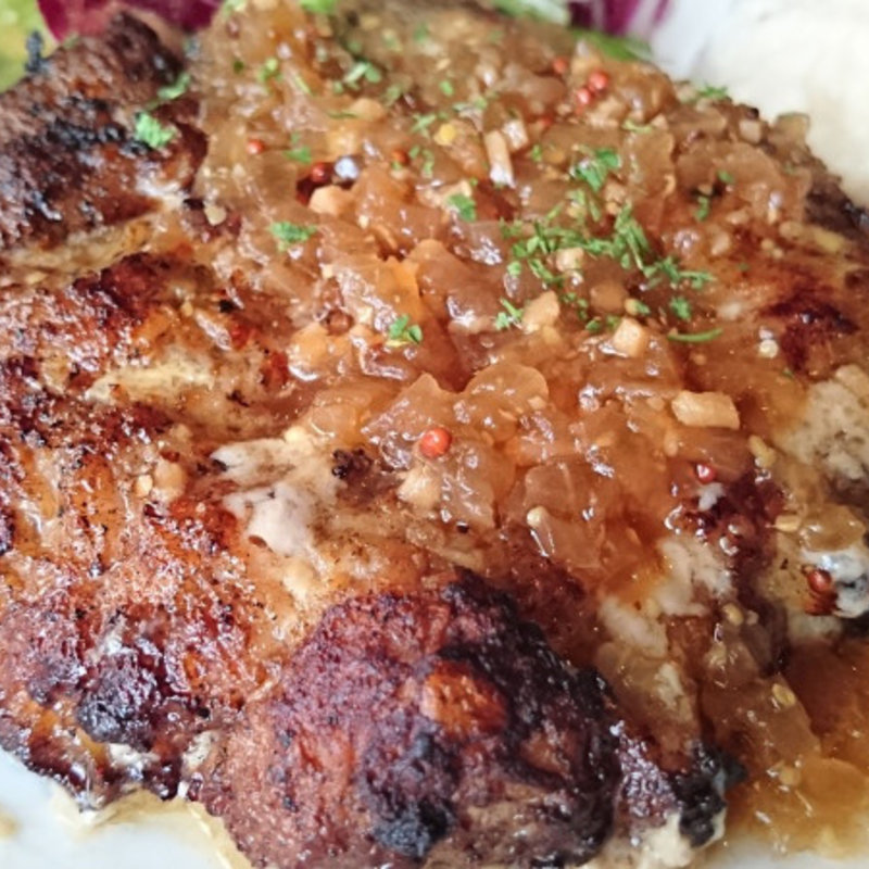 ポークバーグ 中(日本橋ビアホール)