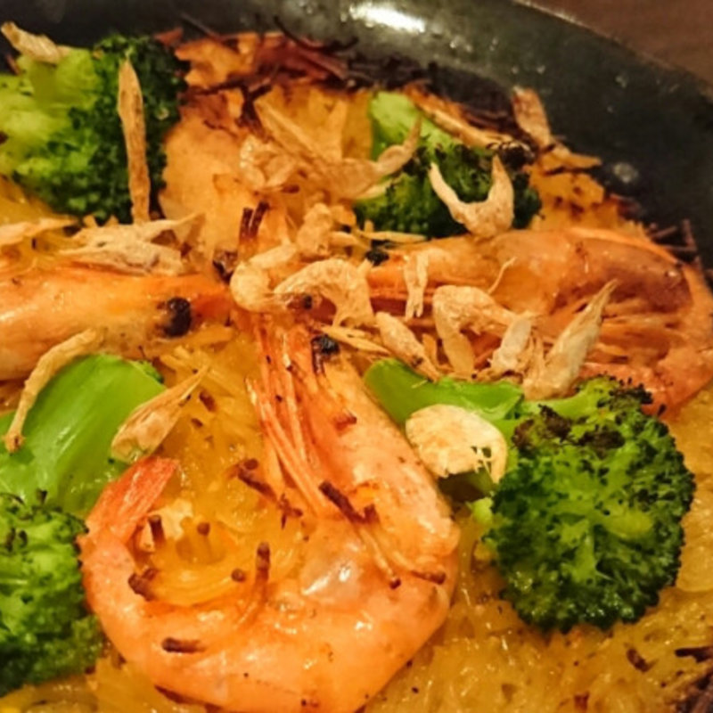 海老風味のパスタパエリア『フィディウア』 (マル デ ボッカ 大阪マルビル店 （Mar de Boca）)