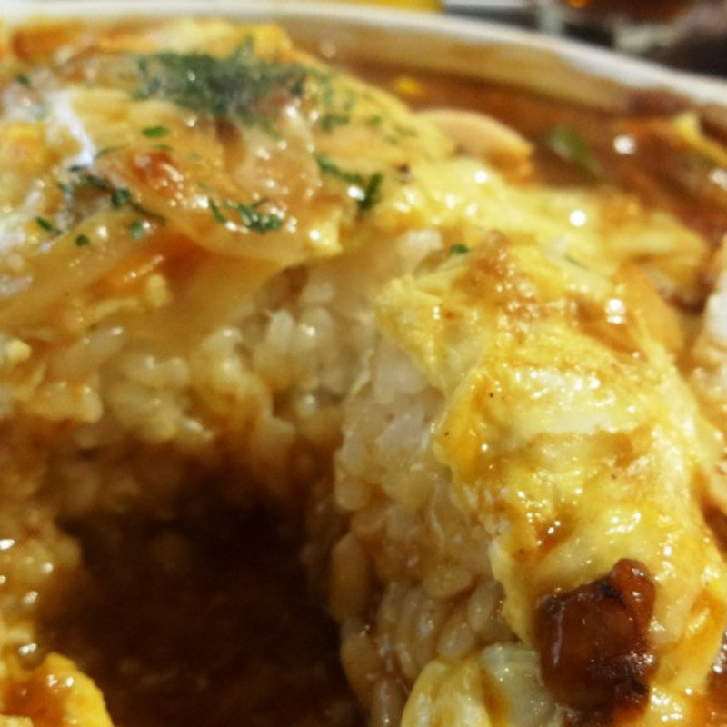インディアンオムライスのチーズ焼き M(カフェハウス キッシュ)