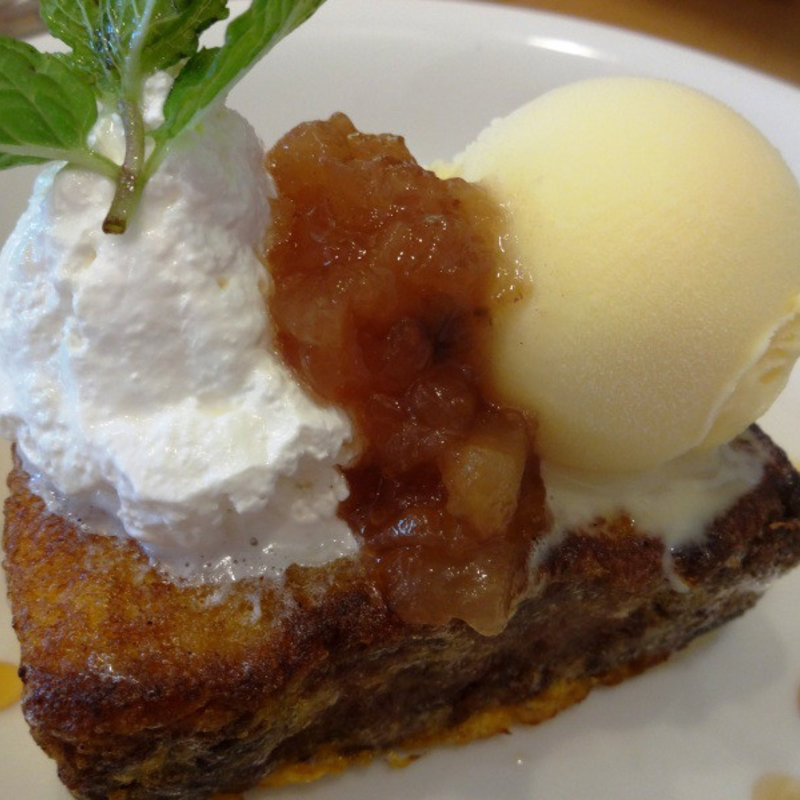 フレンチトースト（ドリンク付き）(CafeLychee-カフェライチ-)