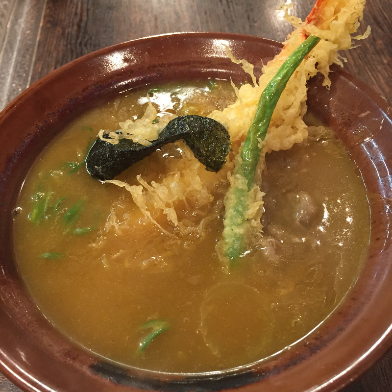 天ぷらカレー(百福)