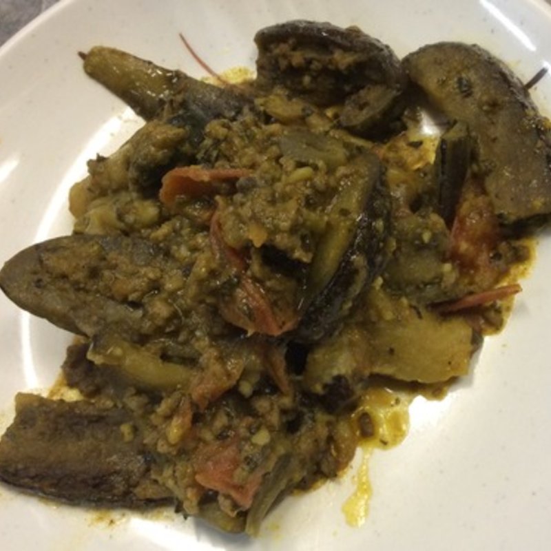 ナスのカレー炒め(難波屋 )