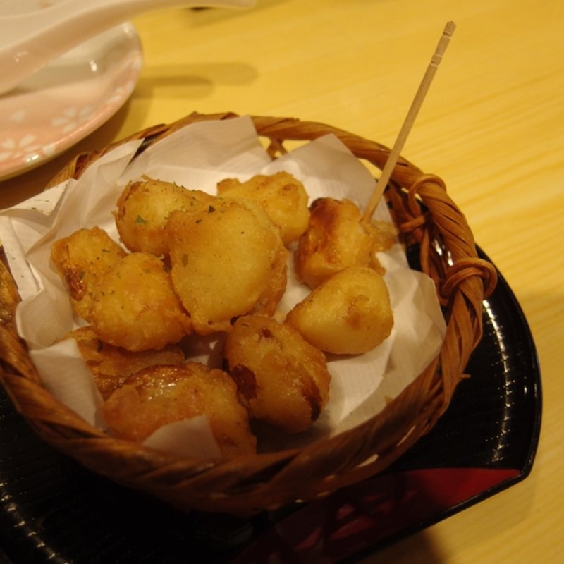 田子にんにくの唐揚げ(居酒屋夢地)