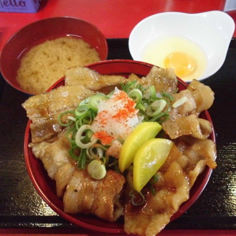 特製甘辛丼 並盛(にんにく豚丼 京都・西浦 )