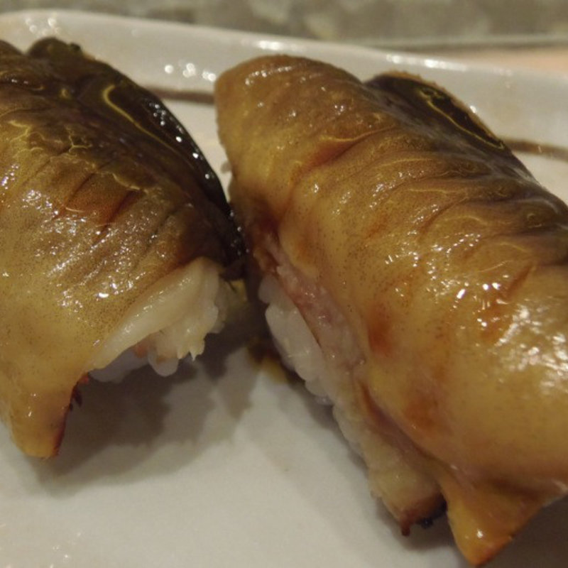 蒸しあなご(築地寿司岩 築地支店)