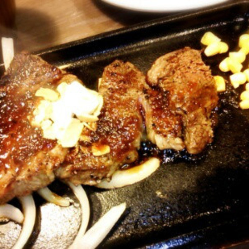 1000円ステーキランチ(ステーキ BEEF IMPACT)