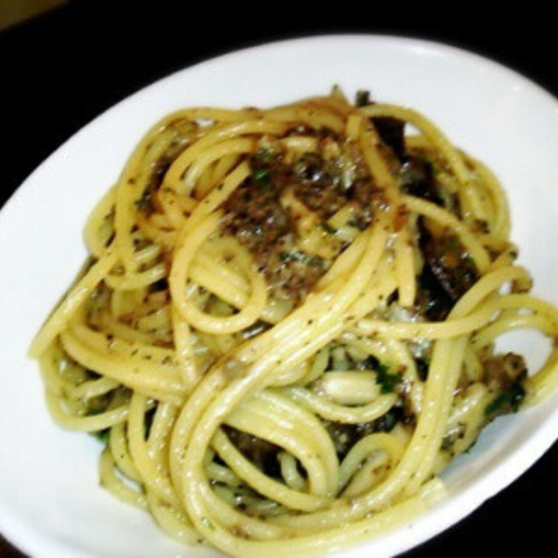 4種のキノコのパスタ