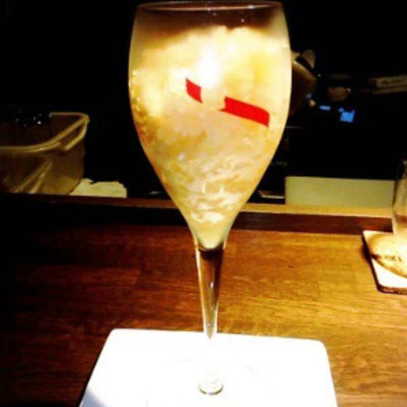 赤肉メロンのグラニテ(鉄板焼き じゅって。)