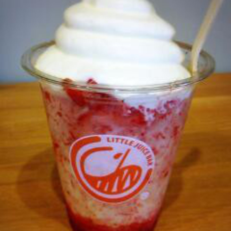 ふわもりかき氷 いちごけずり(リトルジュースバー札幌本店)