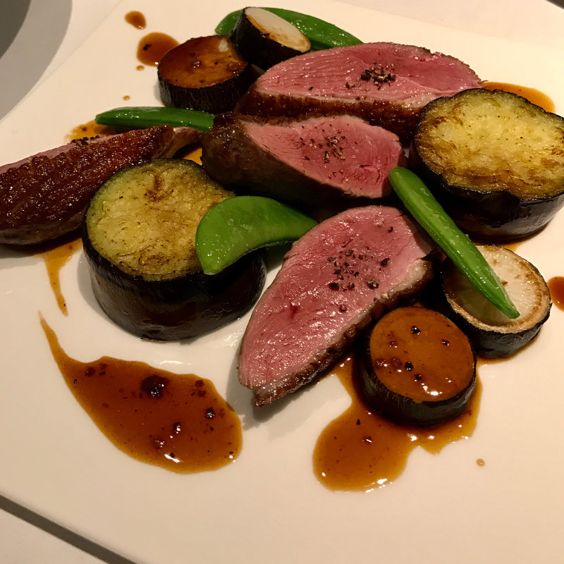 鴨肉のロースト(リストランテ モトラ)