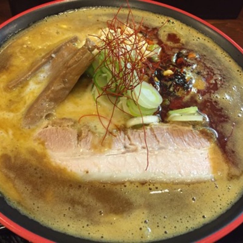 カレーラーメン(節系とんこつらぁ麺　おもと )