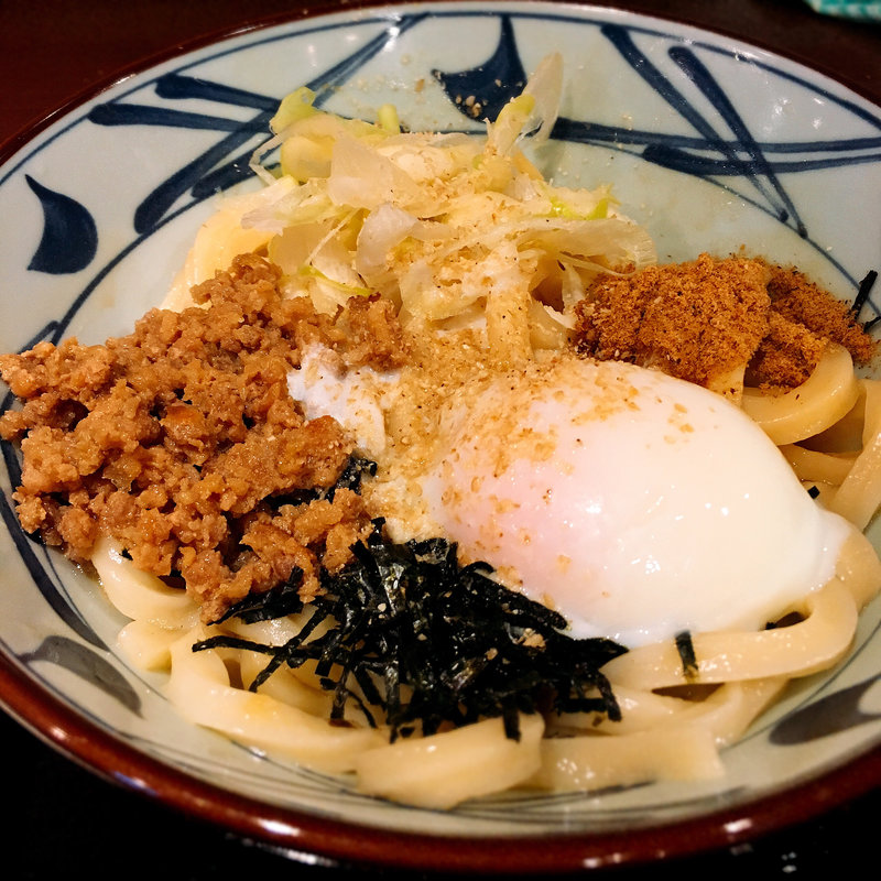 旨辛まぜ釜玉(丸亀製麺 河原町三条店 )