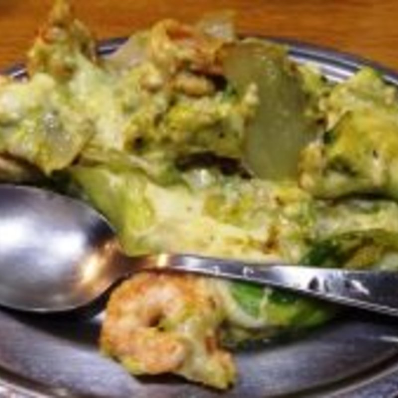 エビとアボガドのマヨネーズ焼(鉄板酒場 鐵一 元住吉店)