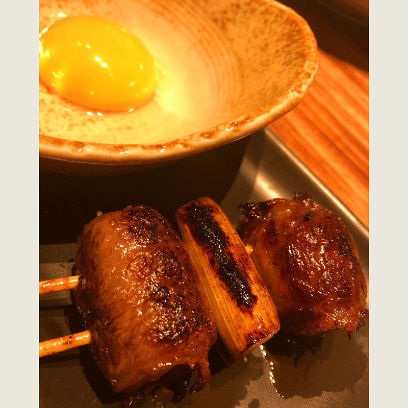 すき焼き串(焼とりの八兵衛 博多店※ご予約はお受けしておりません)