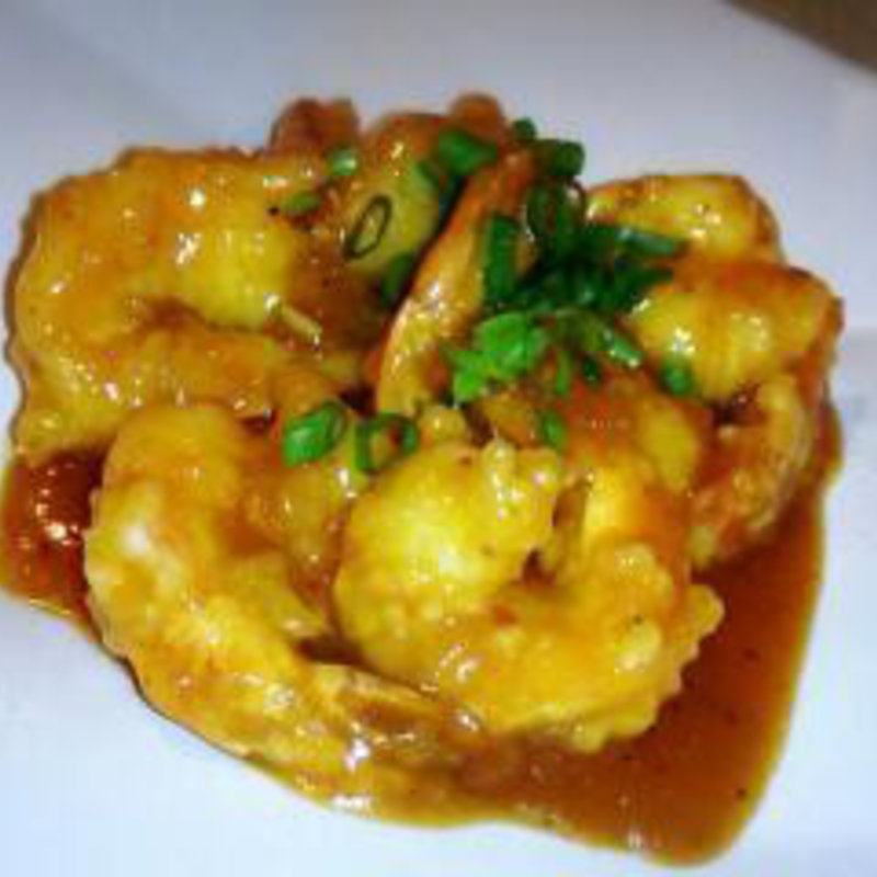 海老チリ(中華＆日本酒バル～ぼぶ)