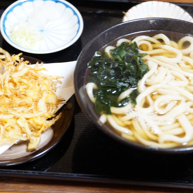 かき揚げうどん(手打ちうどん　山崎屋 )