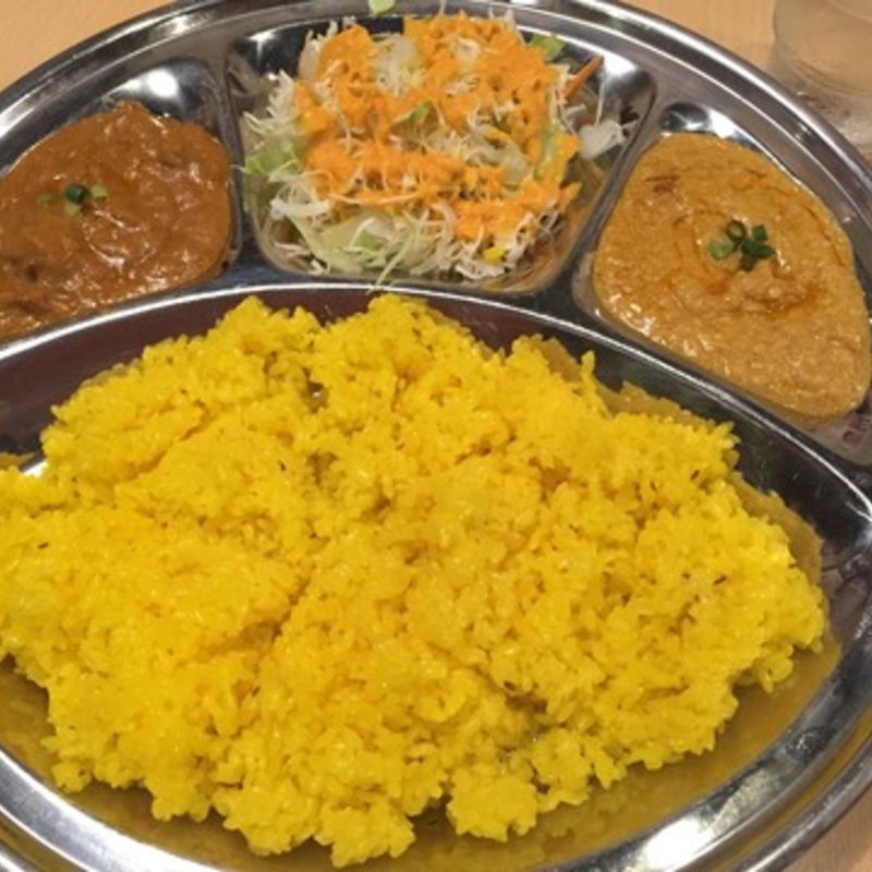 ディナーセット スペシャルセット（キーマーカレー・マトンカレー）(アイエヌ キッチン 仙台店 （I-N kitchen）)