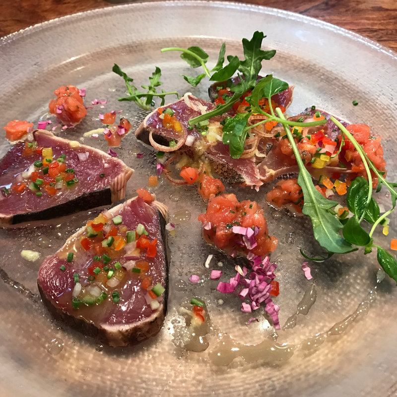 カツオのカルパッチョ(トットリアパッパ)