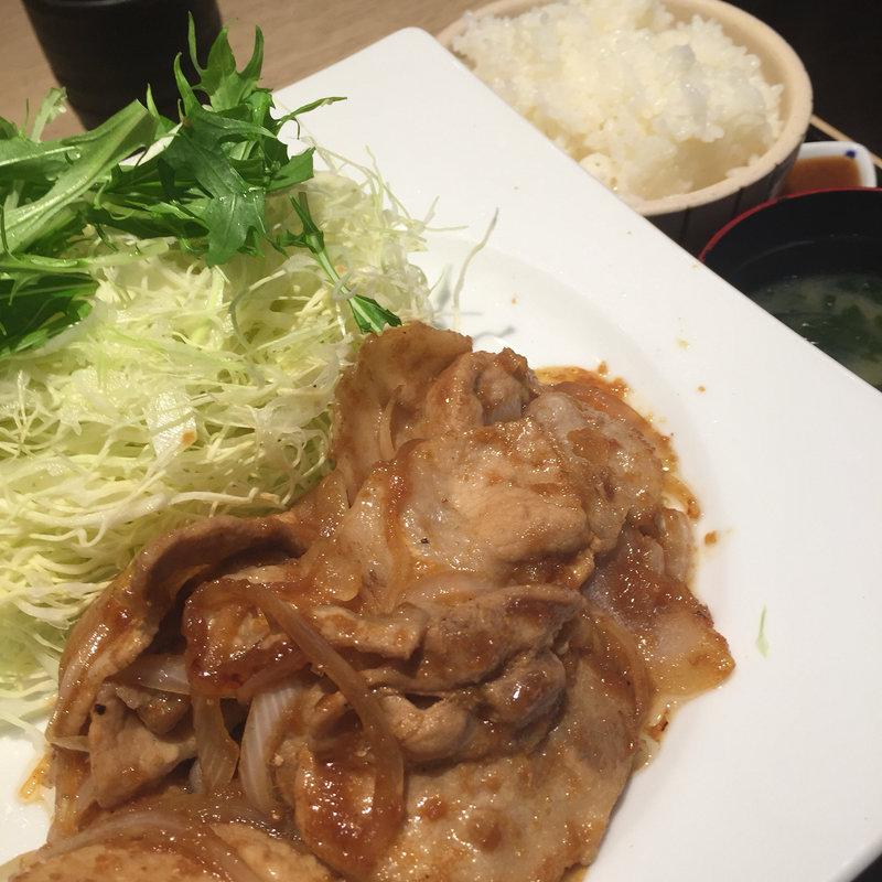 四元豚の生姜焼き定食(大戸屋ごはん処 りんくうシークル店)