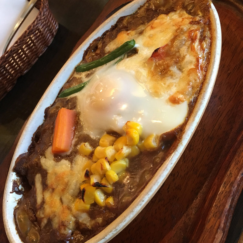 野菜とたまごとチーズの焼きカレー(DADDY （カフェ＆レストラン ダディ）)