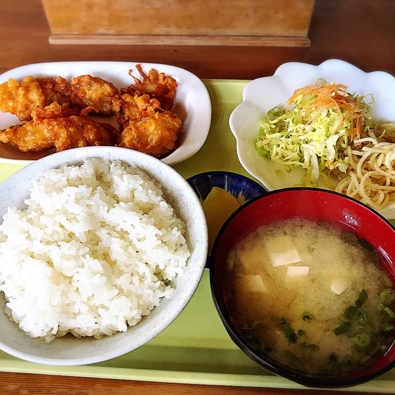 唐揚定食(長崎屋)