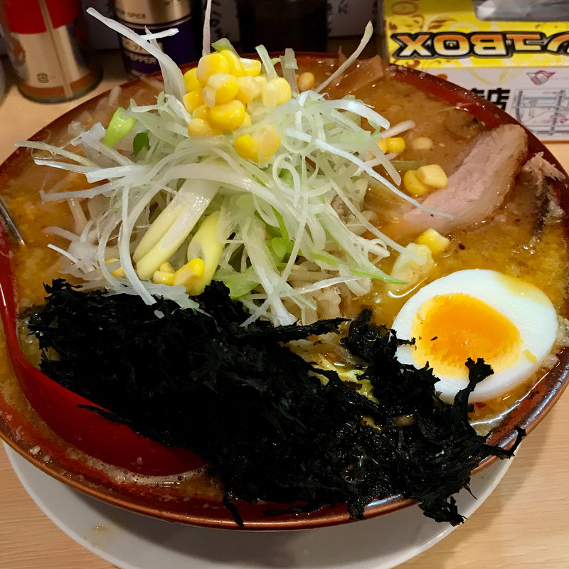 味噌らーめん特盛＋岩のり(いち正 )