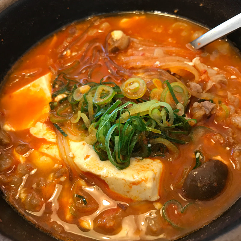 和牛スジ スン豆腐(韓丼 山科店 （カンドン）)