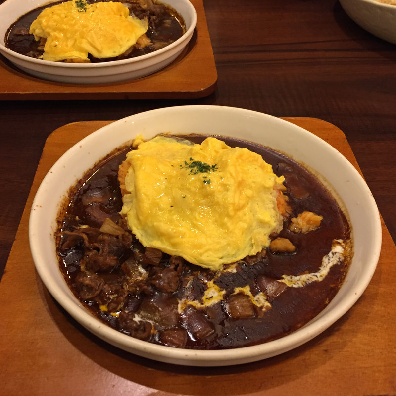 ハッシュドビーフ オムライスドリア(星乃珈琲店 ホワイティうめだ)