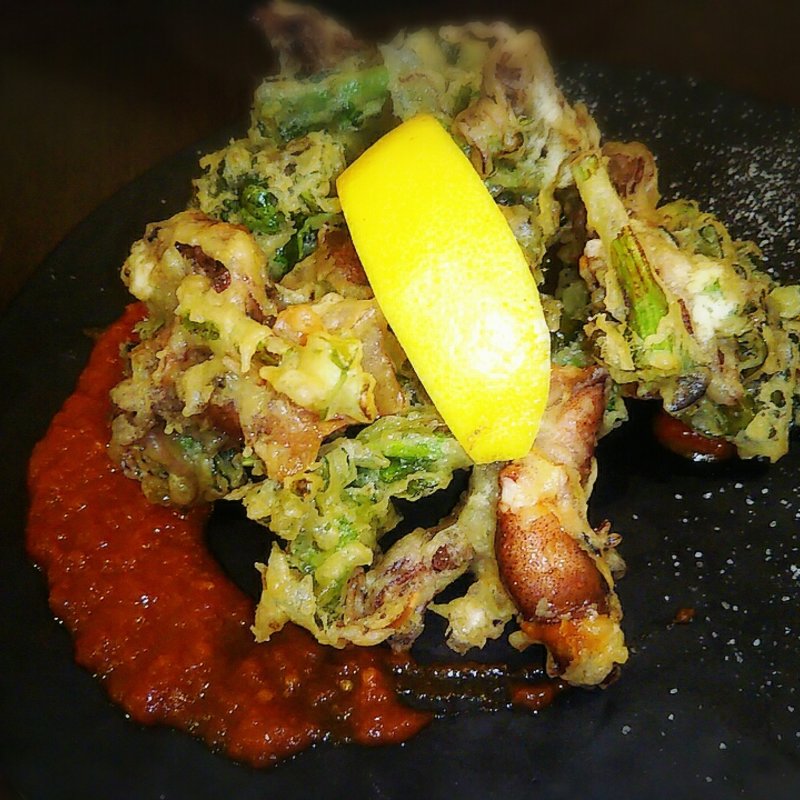 ホタルイカと菜花のフリット(Agora sapporo （アゴーラ サッポロ）)