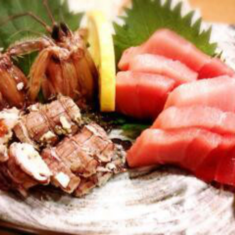 しゃこのお刺身(遊食館えん家)