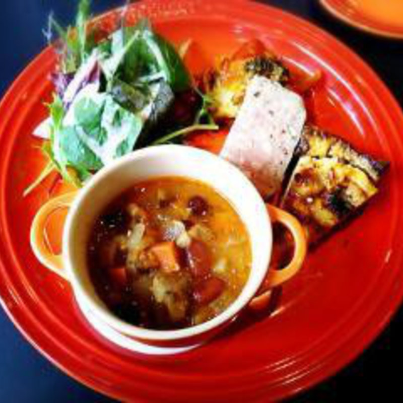 プレートランチ(brasserie coron with LE CREUSET〈丸井今井札幌本店〉)