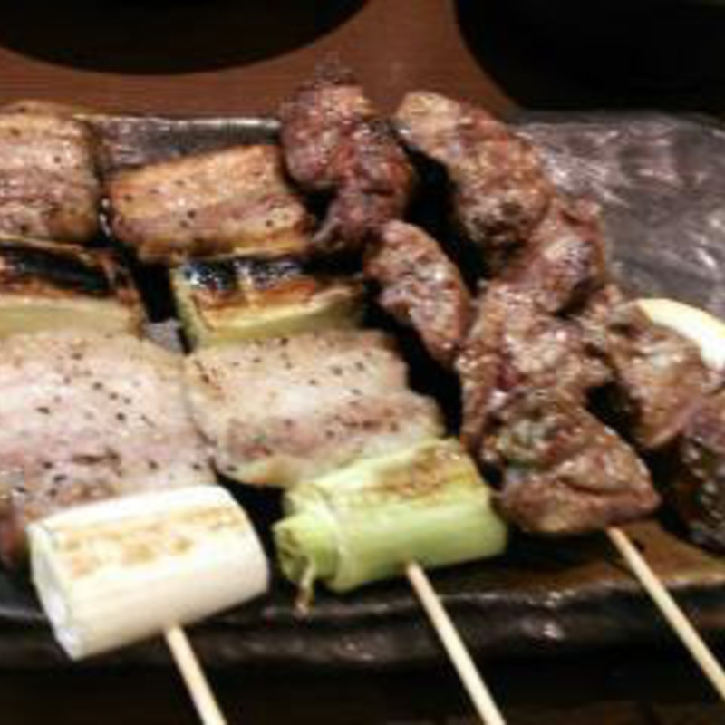 三元豚もも串(筍)