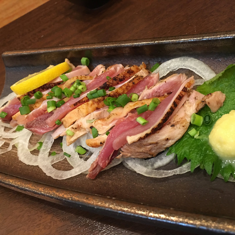 地鶏のタタキ(金の串)