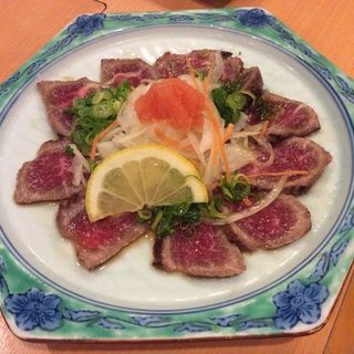 牛肉タタキ(志なのすけ 京橋店)