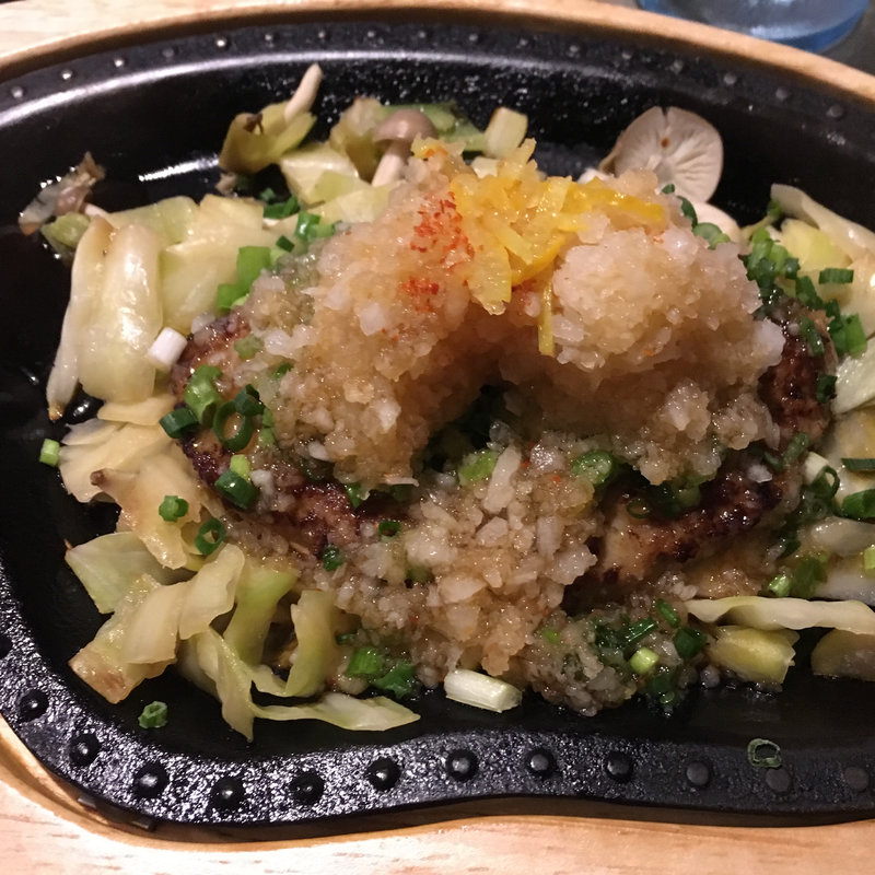 柚子ネギおろしバーグ(びっくりドンキー 東刈谷店)