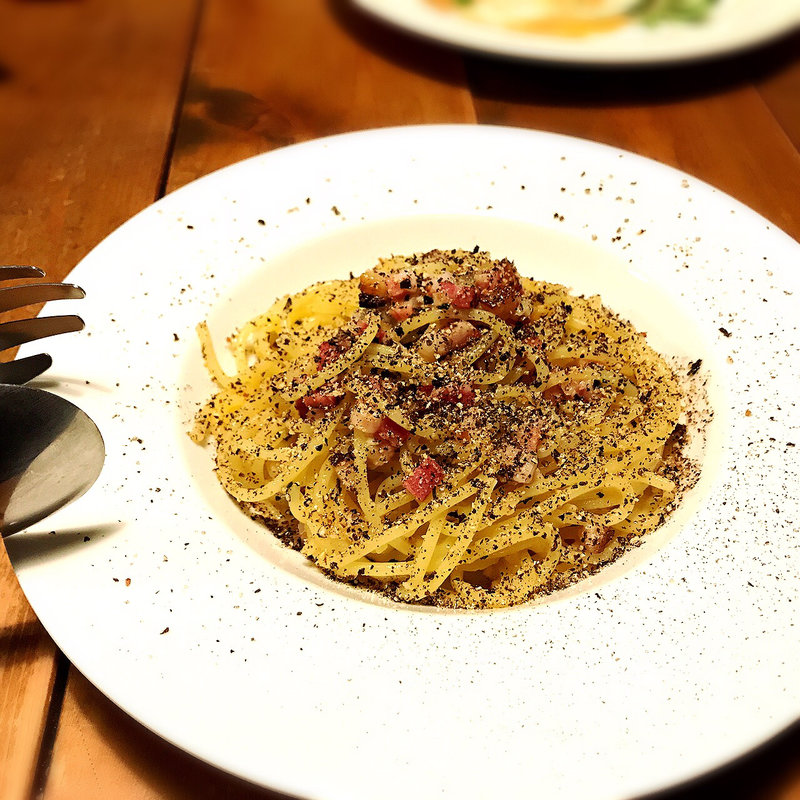 名物！！こしょうパスタ(NYU 中目黒)
